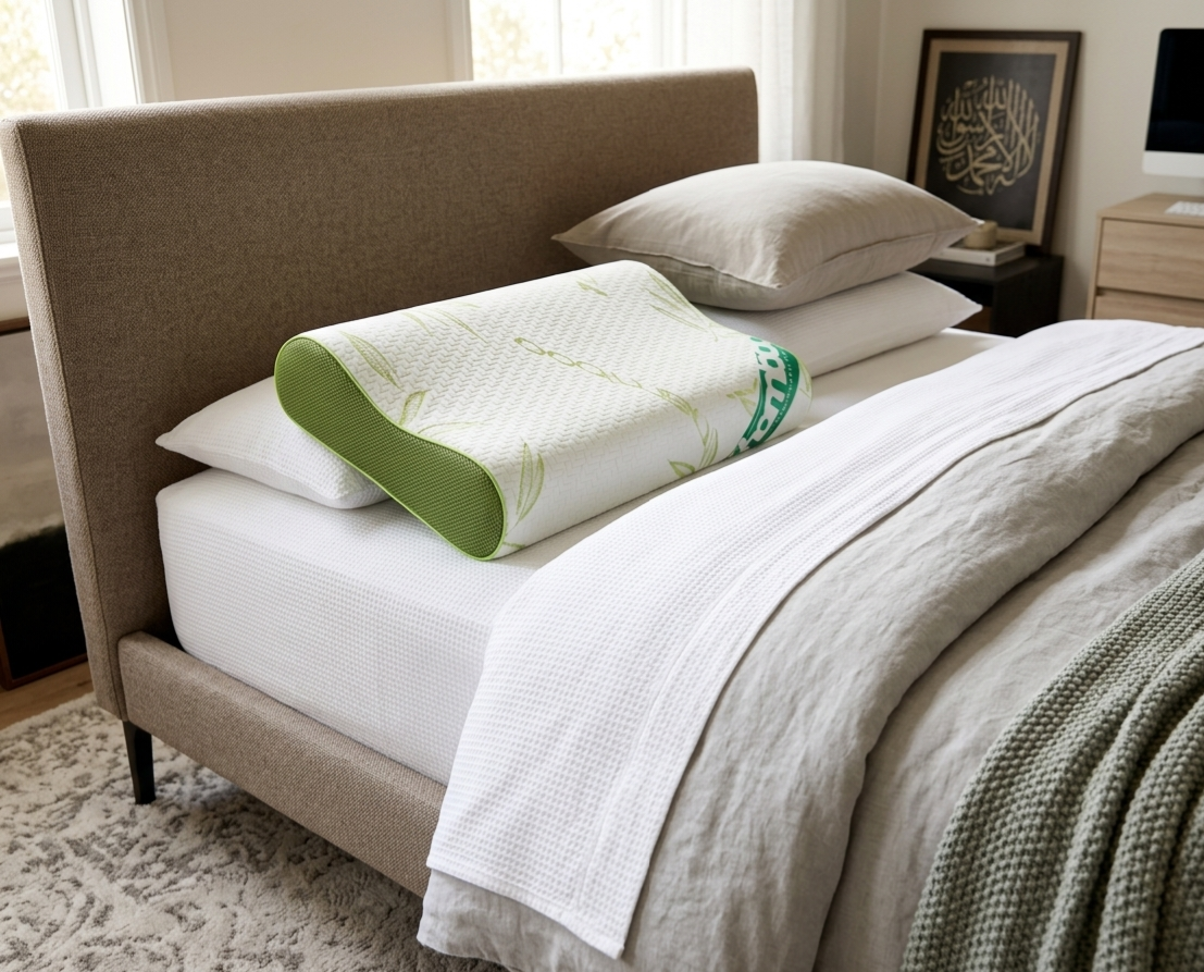 Bamboo Memory Foam Contour Pillow
