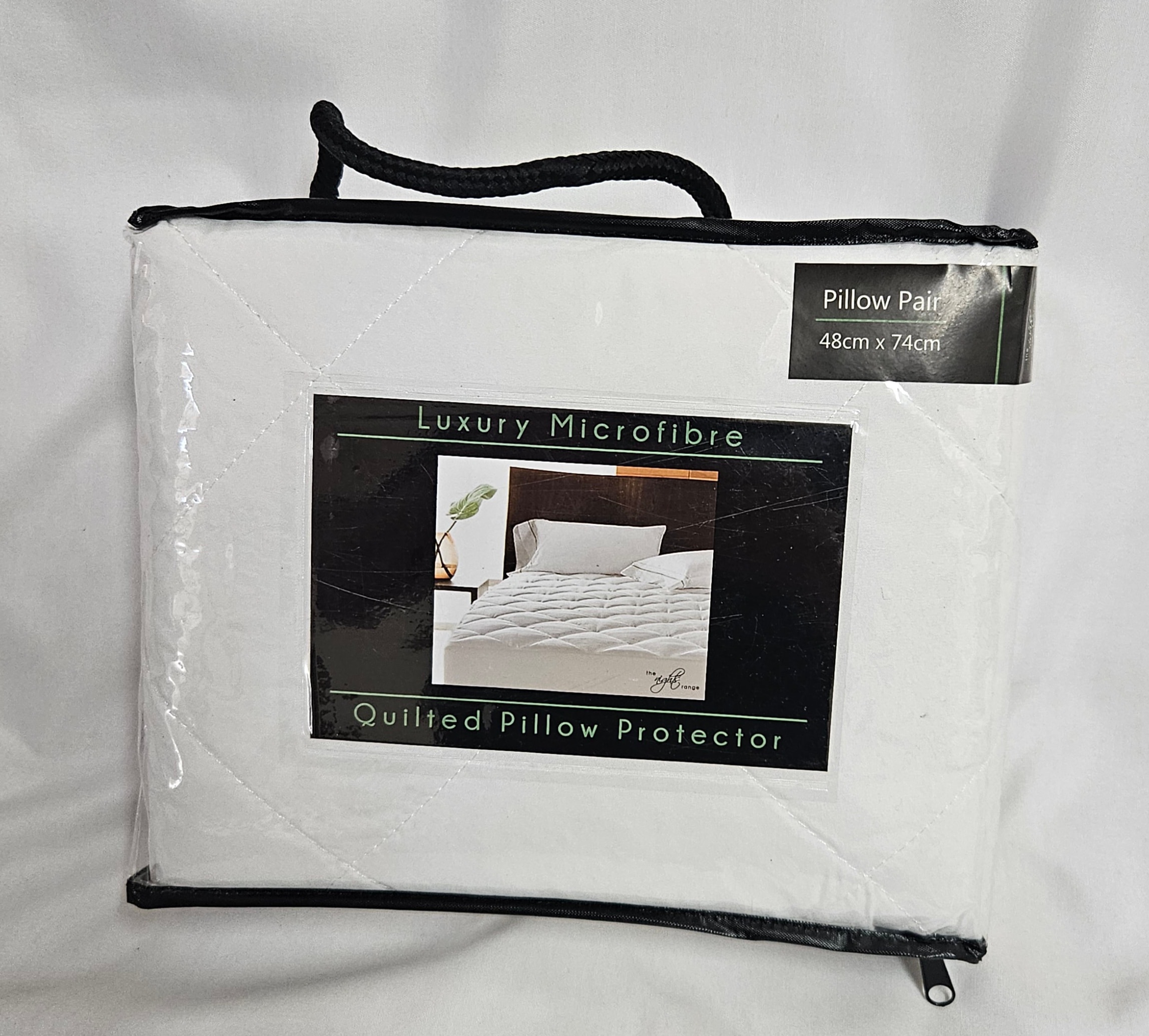 Quilted Pillow Protectors — Pair